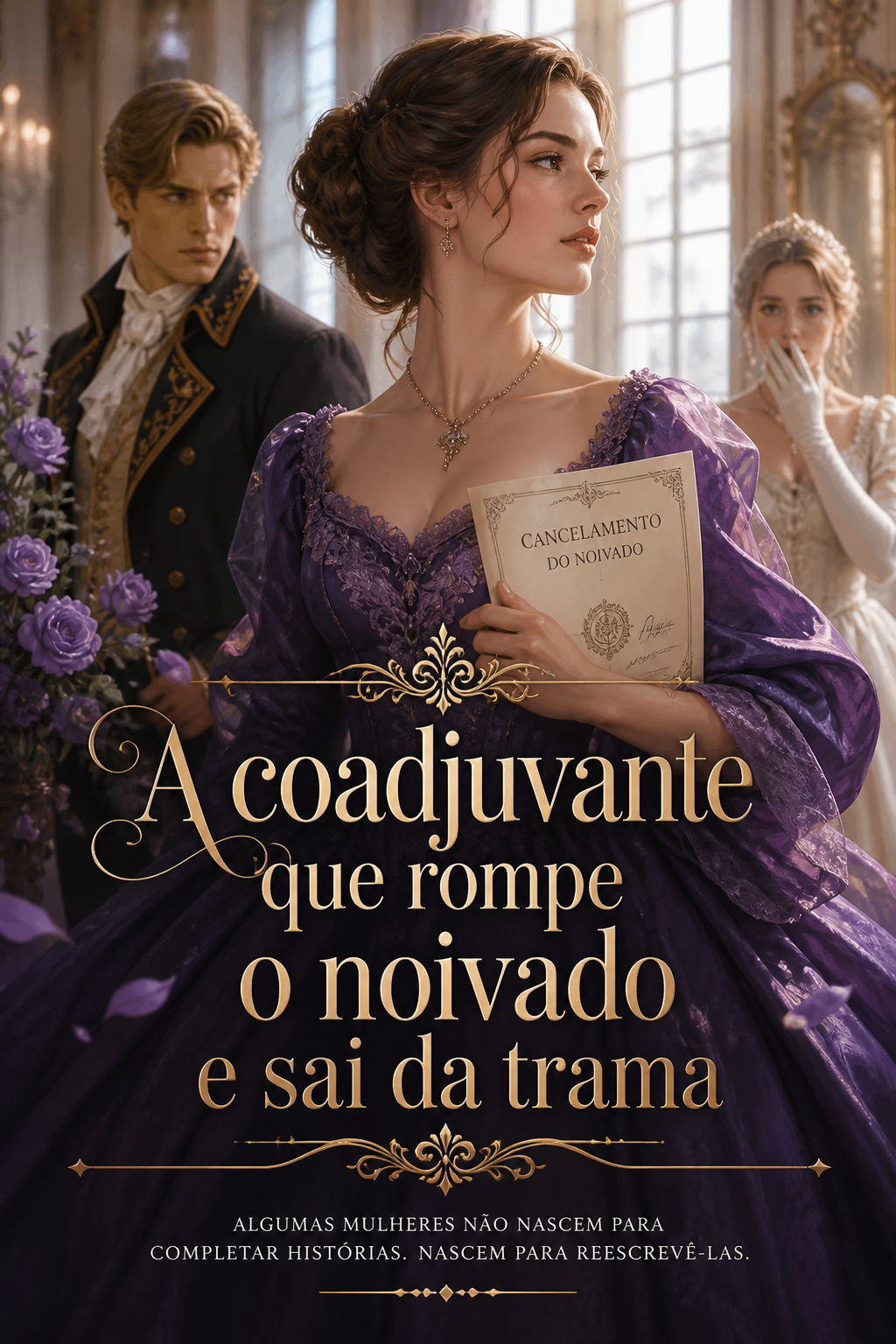 A coadjuvante que rompe o noivado e sai da trama