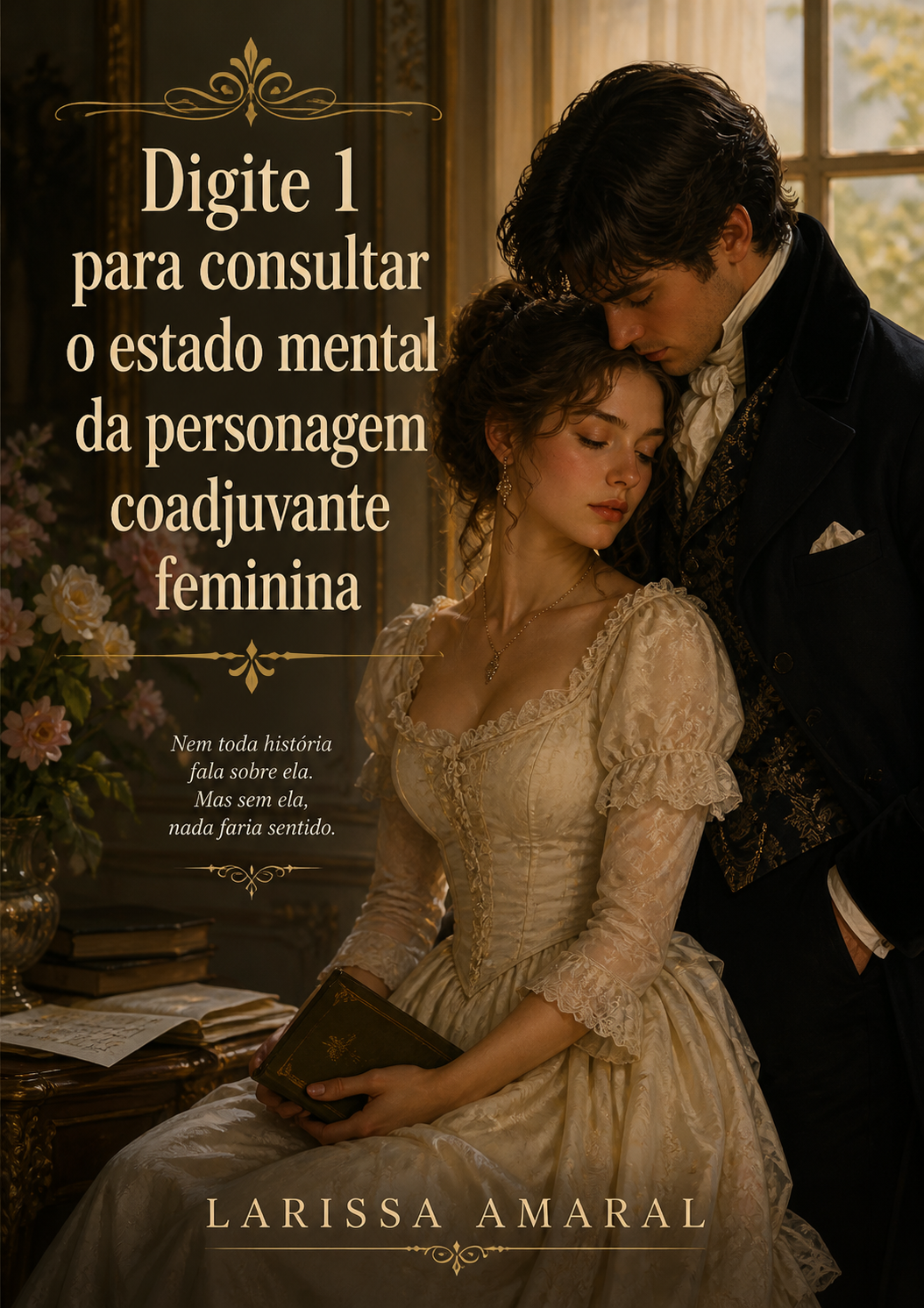 Digite 1 para consultar o estado mental da personagem coadjuvante feminina
